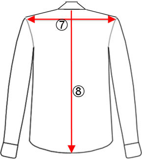 Hier können Sie uns die Masse für die Schulterlänge und die gewünschte Hemdlänge angeben. Für das perfekt passende Masshemd.