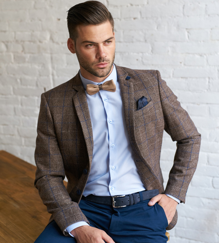 Tweed Outfit Herren und Damen
