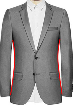 Massgeschneidertes Jacket, modern geschnitten - leicht taillierter Schnitt Massgeschneidertes Jacket, modern geschnitten - leicht taillierter Schnitt