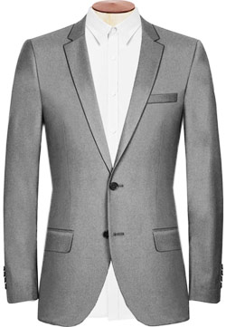 Bräutigam Anzug modern, tailliert, der italienische Schnitt