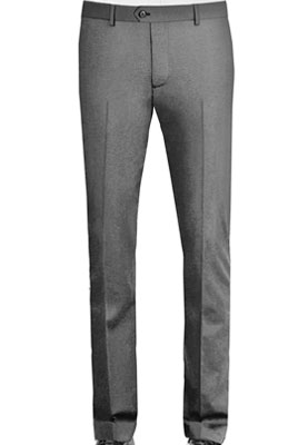Massgeschneiderte Herrenhose, modern geschnitten - ohne Bundfalten Massgeschneiderte Herrenhose, modern geschnitten - ohne Bundfalten