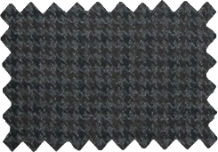Tweed Rock mit Hahnentritt Muster in Schwarz-Grau-Braun