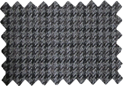 Tweed Rock Schwarz-Grau-Braun (Hahnentritt)