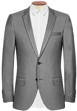 Herren Anzug, 1-Reiher Jacket Herren Anzug, 1-Reiher Jacket